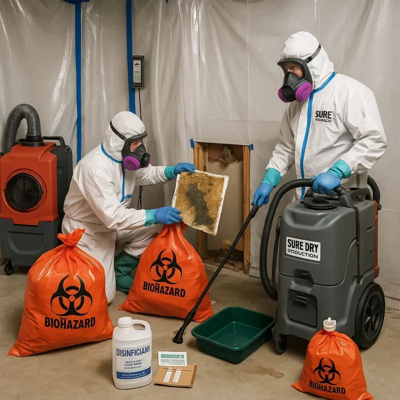 Contaminated Water Handling Protocols process in Clawson, MI