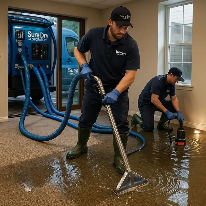 Water Extraction and Removal process in Clawson, MI